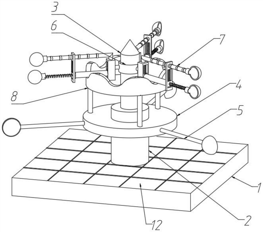 Double-layer wind-driven vibration type acousto-optic bird dispeller