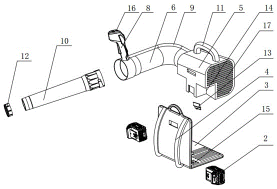 Backpack blower