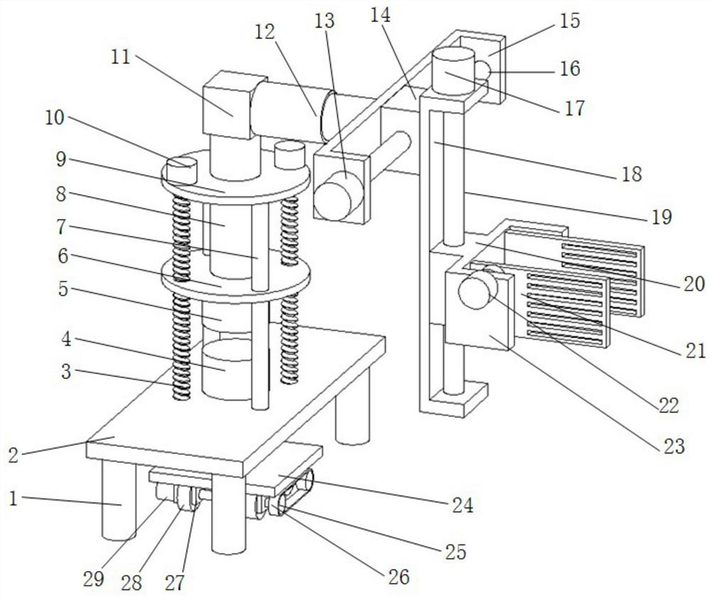 Three-dimensional environment-friendly garbage station manipulator carrying device