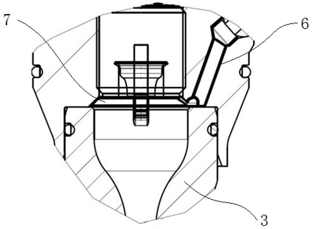 Engine pre-combustion chamber structure and engine