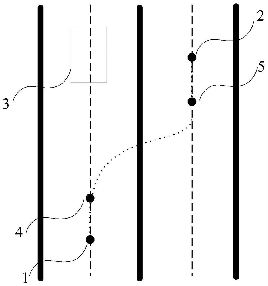 Method and device for generating automatic driving planning track and automobile