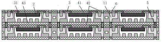 Vertical interconnection structure for three-dimensional package based on aluminum substrates and preparation method thereof