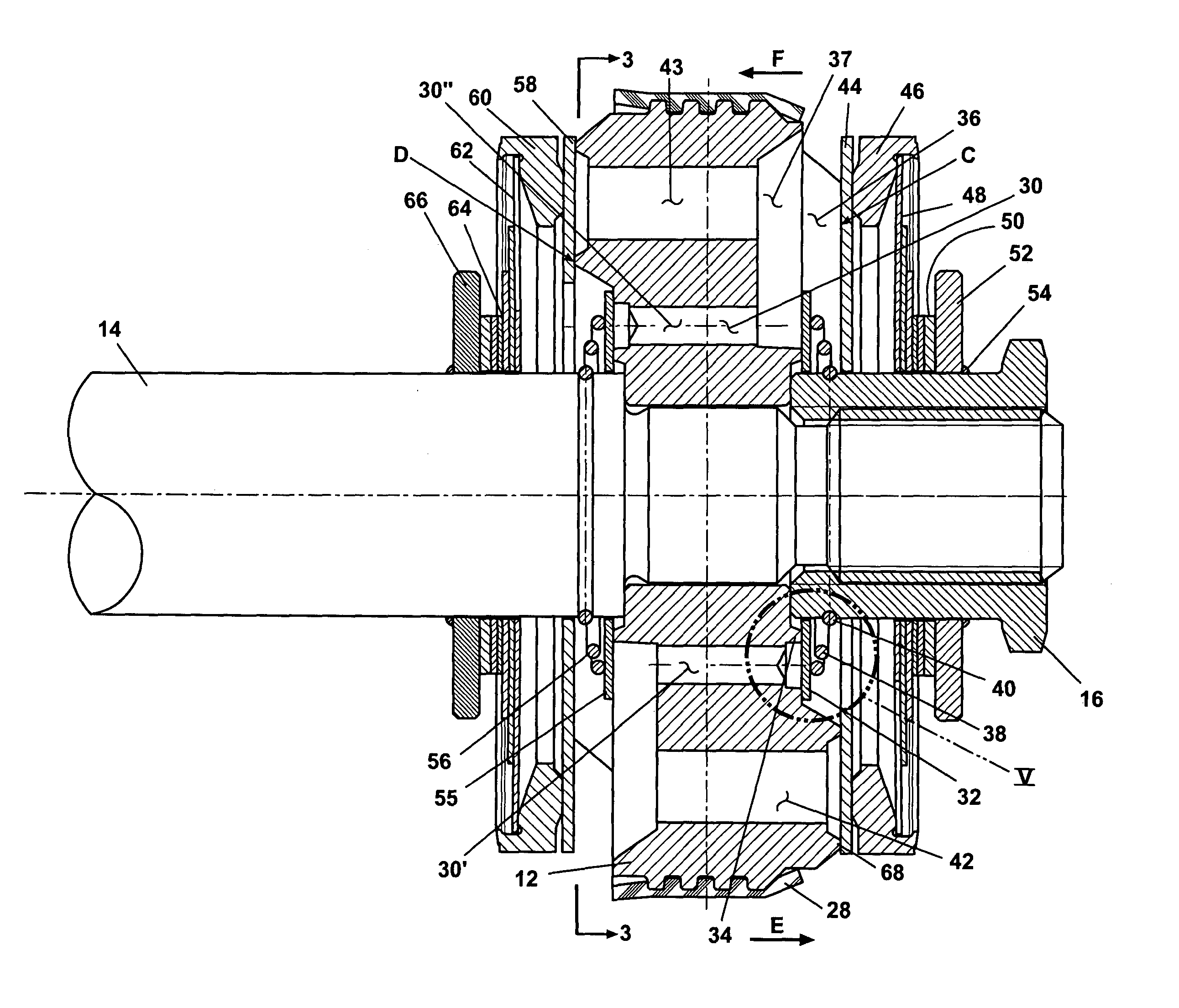 Monotube piston valving system with selective bleed