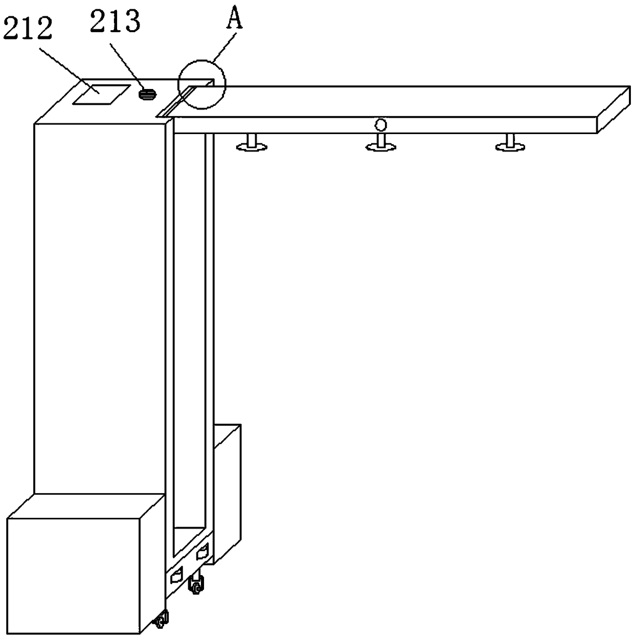 Green belt trimming device