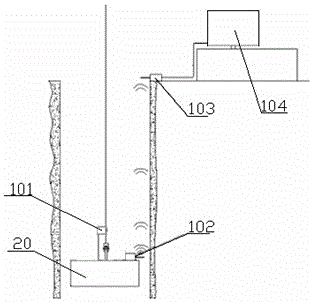 Wire rope loosing detecting device for single rope hoist