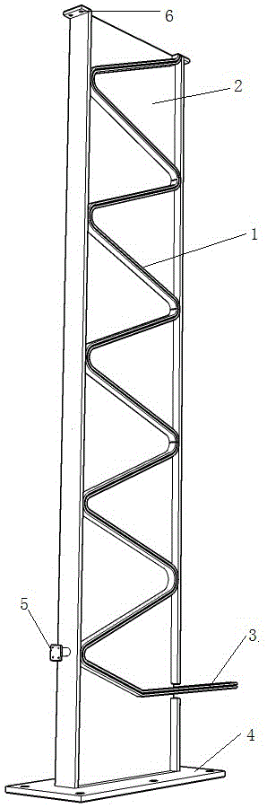 Gravity type speed-limiting down-sliding material transferring method and apparatus