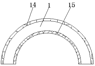 Easy-to-disassemble plaster fixing device used for orthopedics department