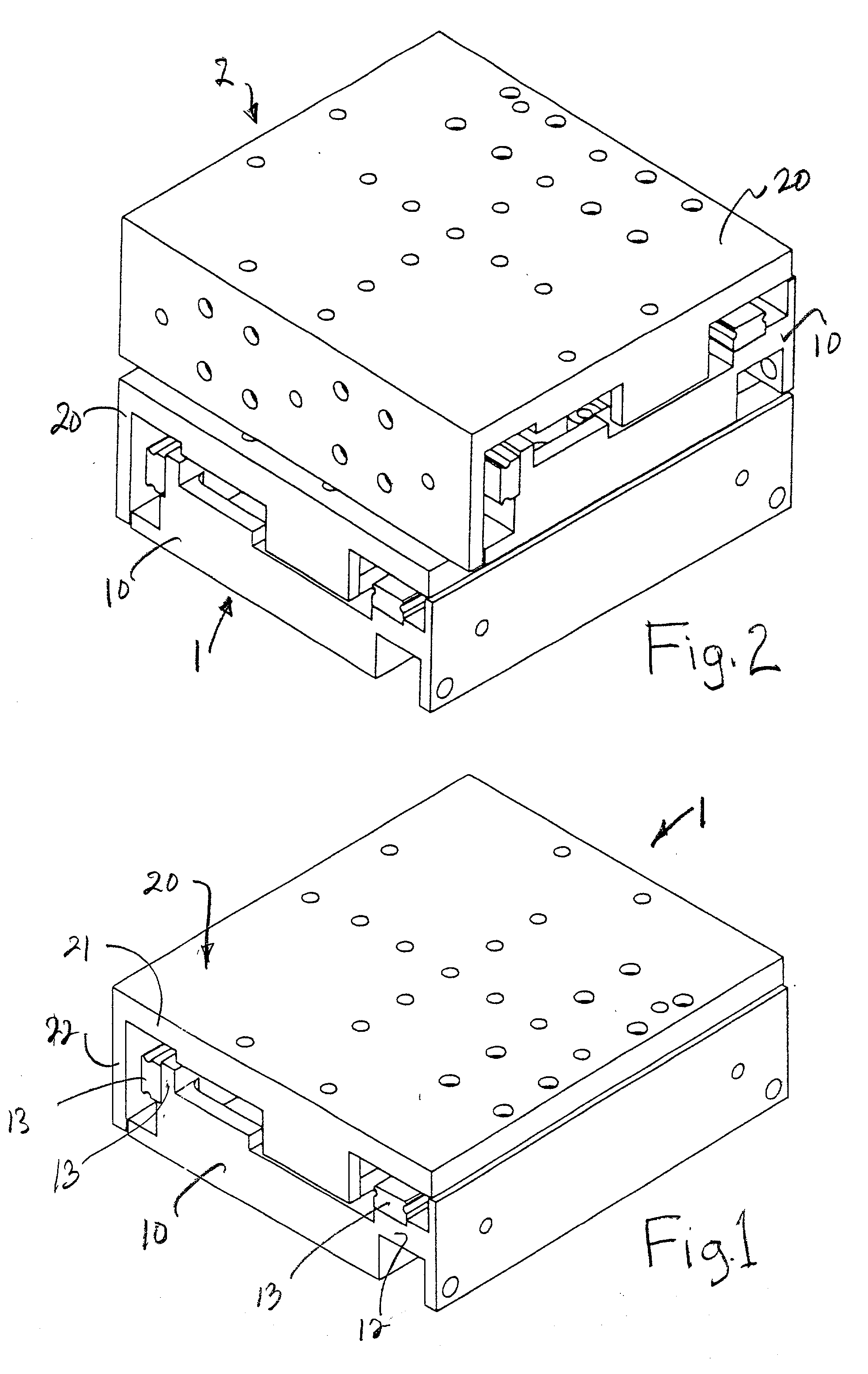 Small footprint direct drive mechanical positioning stage