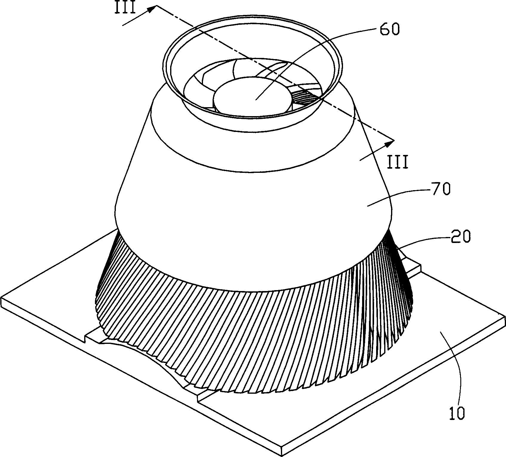 Liquid cooling radiator