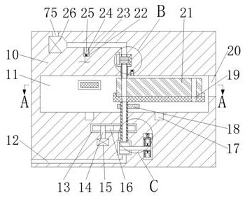 Detection device for marking whether hydraulic valve mounting hole is cleaned or not