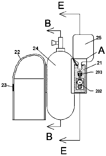 Diver underwater self-rescue device