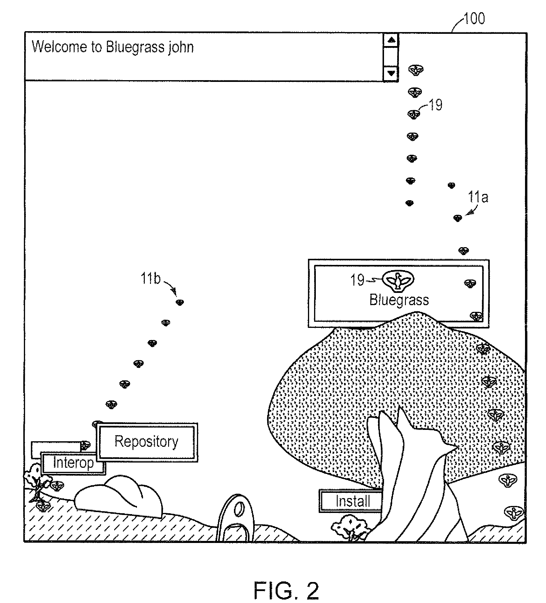 Computer system and method of using presence visualizations of avatars as persistable virtual contact objects