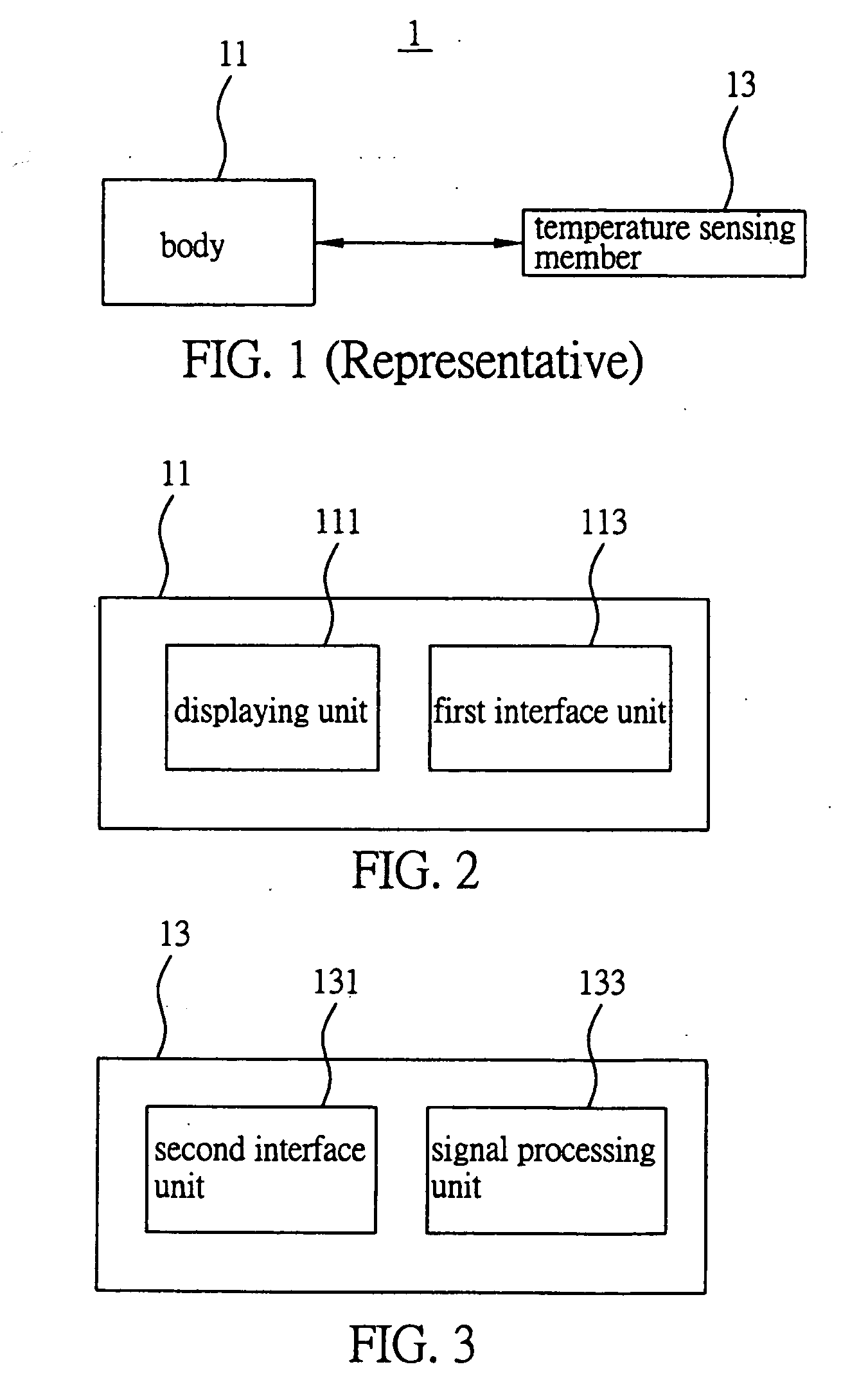 Temperature sensing device