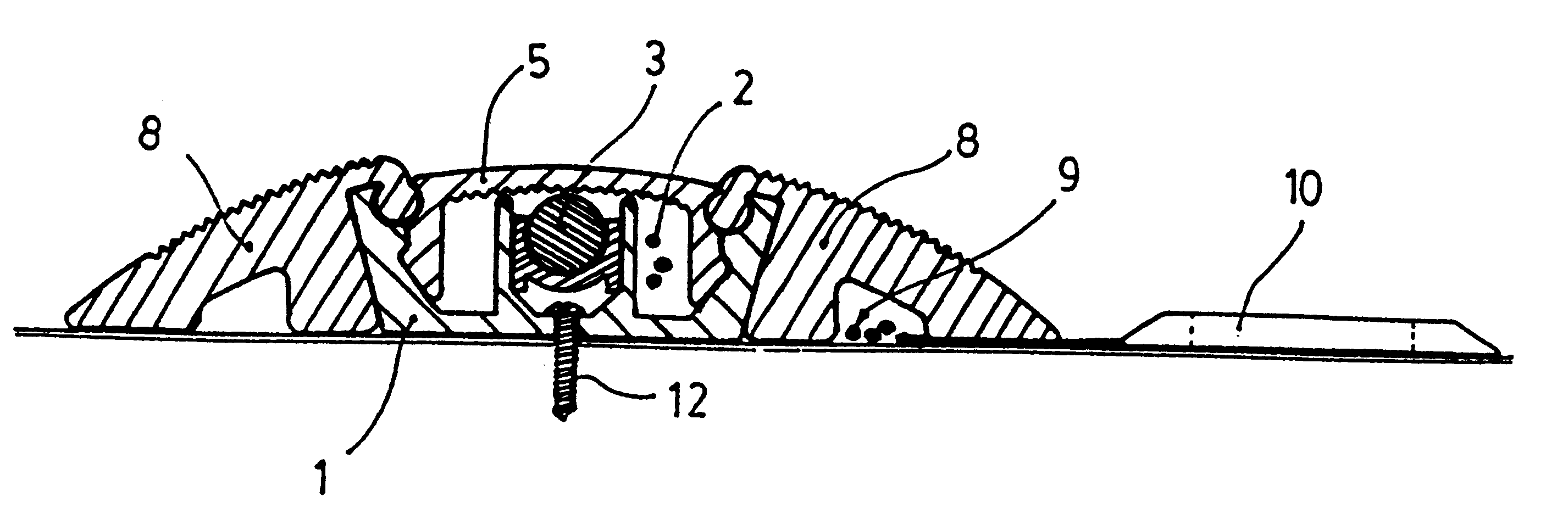 Light signaling device for floors