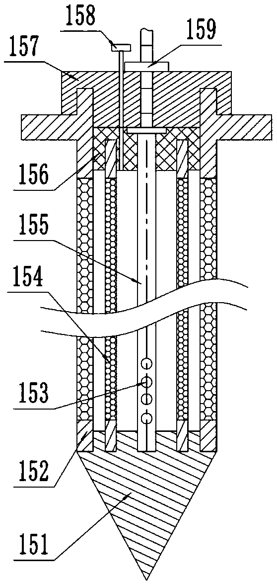 Ecological remediation device for polluted soil of coal mining wasteland