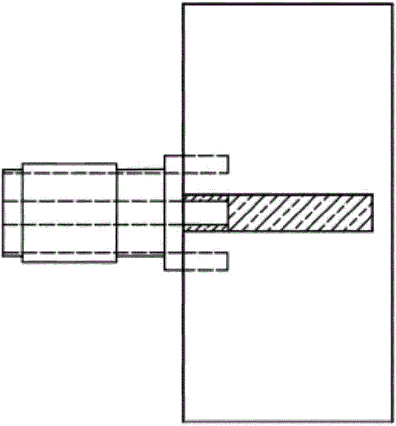 Chip resistor impedance and standing-wave ratio frequency characteristic measuring device and method