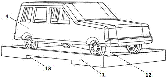 Overground stereo garage built through layer frame tray parking places