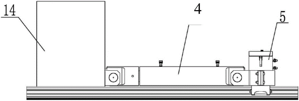 Open type automatic inclined shaft rail clamping stepping device of rock tunnel boring machine