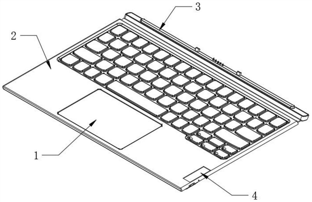 Keyboard with USB and Bluetooth dual-mode connection mode