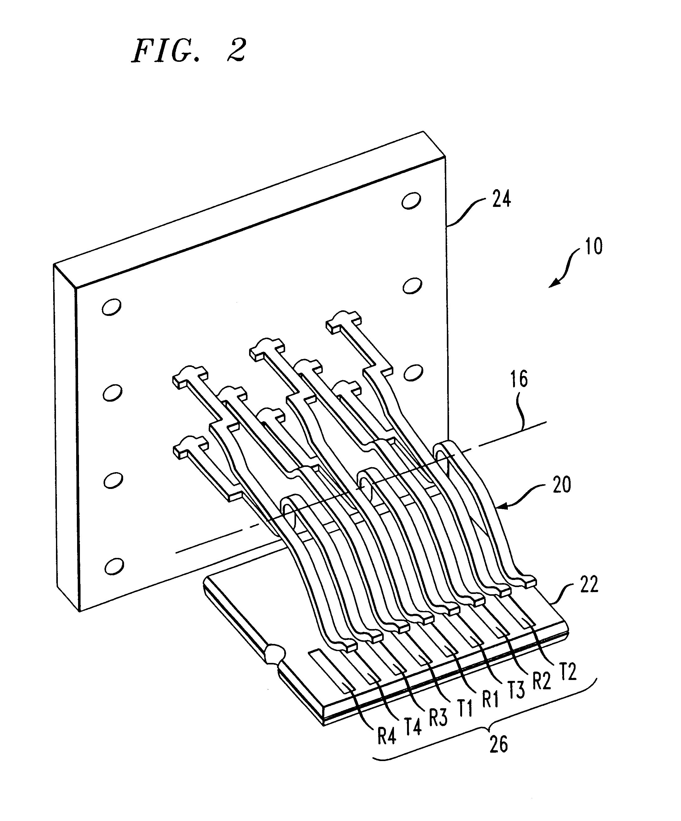 Simultaneous near-end and far-end crosstalk compensation in a communication connector