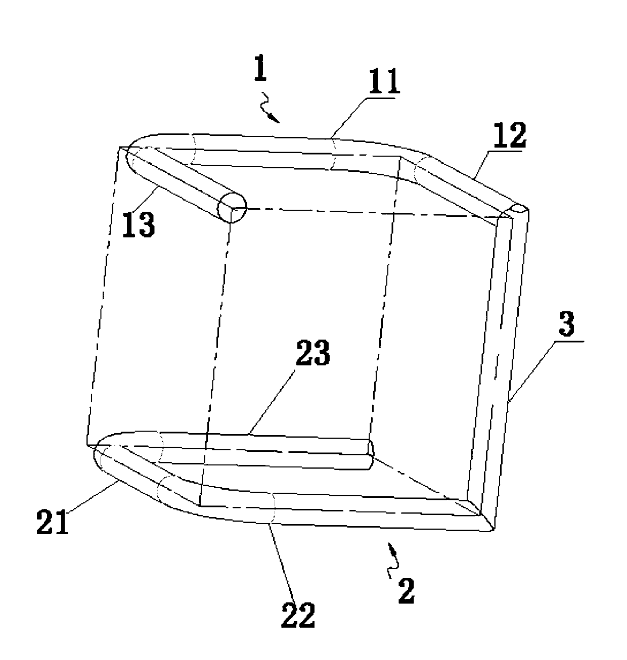 Protective hooking body