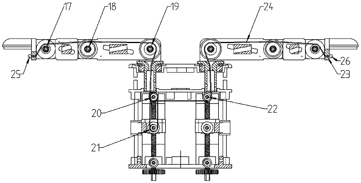 Cooperative driving mechanism for active and passive decoupling between fingers