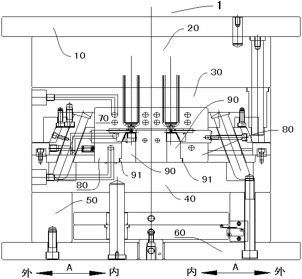 Edge strip die