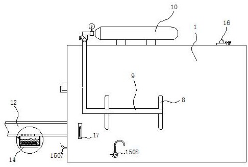 Low-consumption carbon-based catalytic desulfurization and denitrification device for flue gas purification