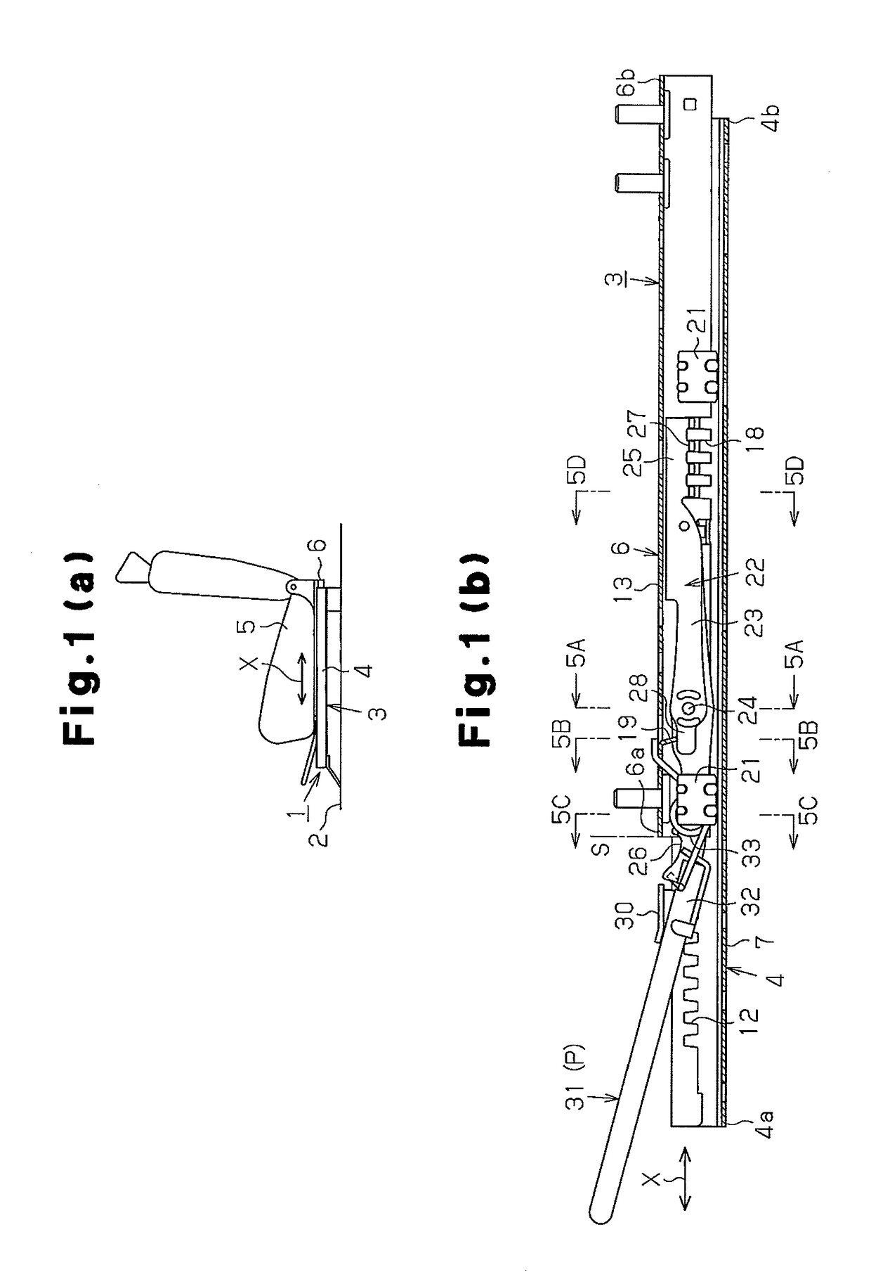 Lock mechanism for seat track slide device