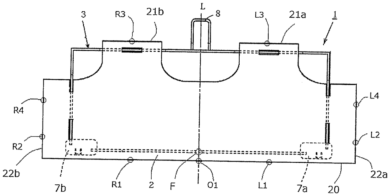 Method for producing sheet core material, and sheet core material