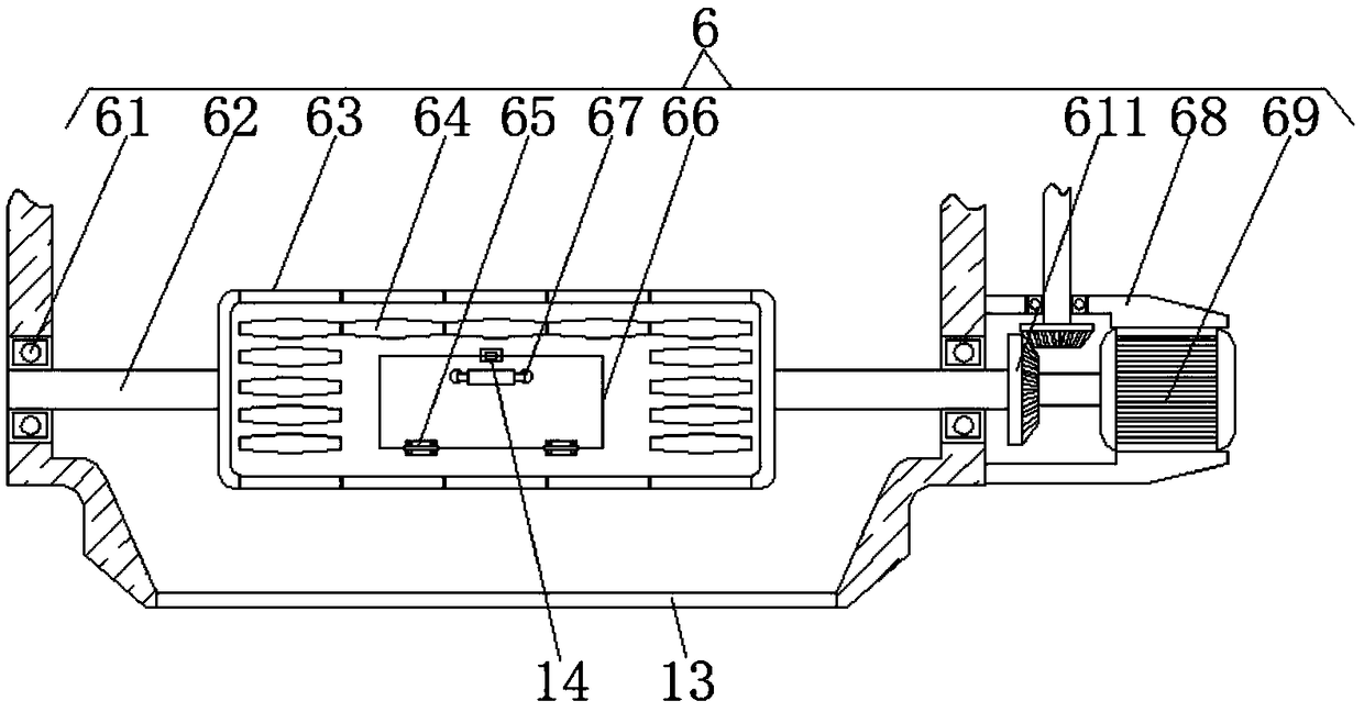 Sorting device for hyporhamphus sajori processing based on bilateral rotation combining with mechanical drive