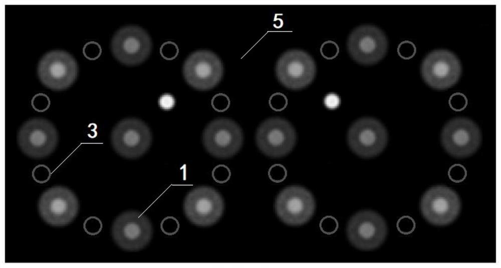 Bionic vision training instrument capable of achieving double light supplement for fundus posterior pole and fundus peripheral view