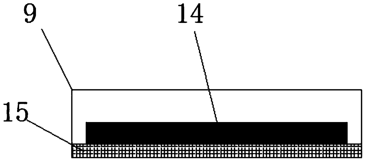 Pressing device for fire resistance sofa leather