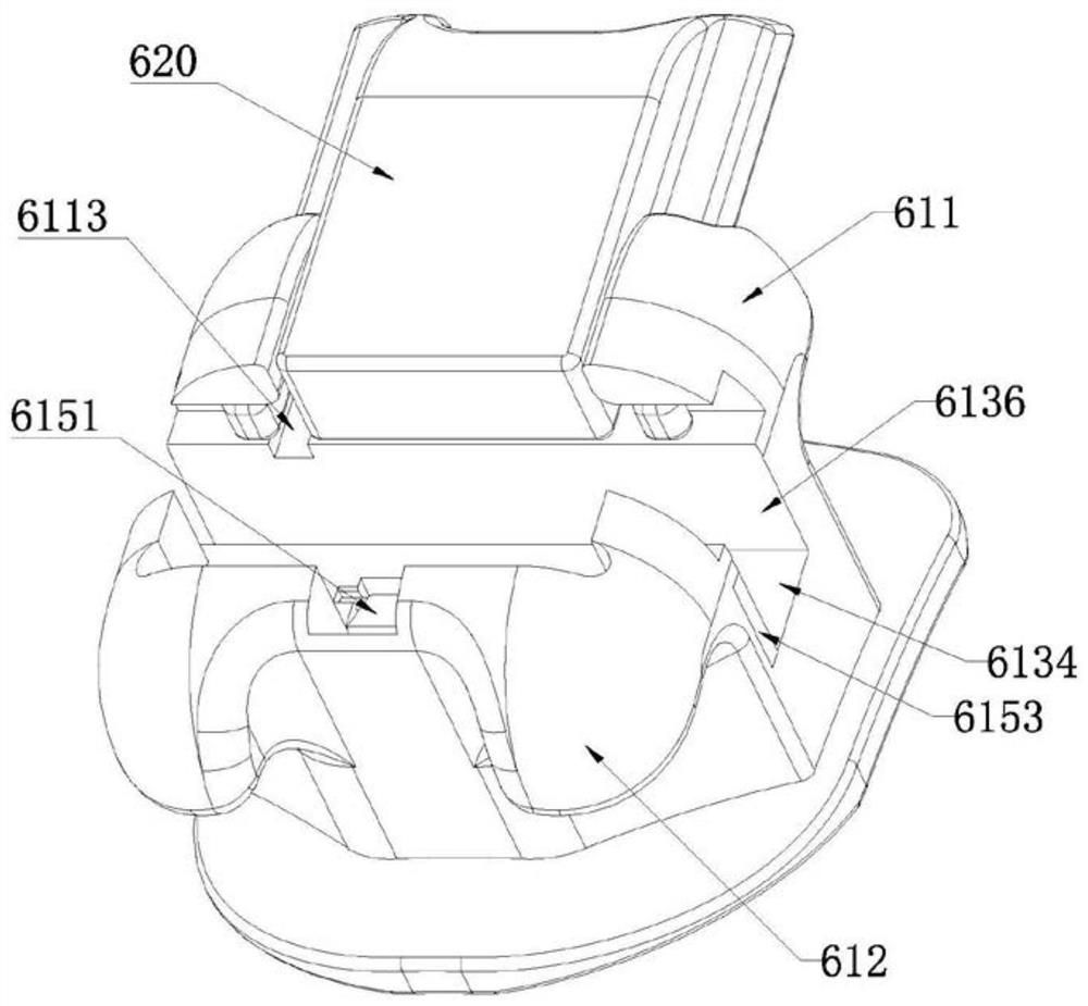 Limiting mechanism of arch wire slot and orthodontic bracket applying limiting mechanism