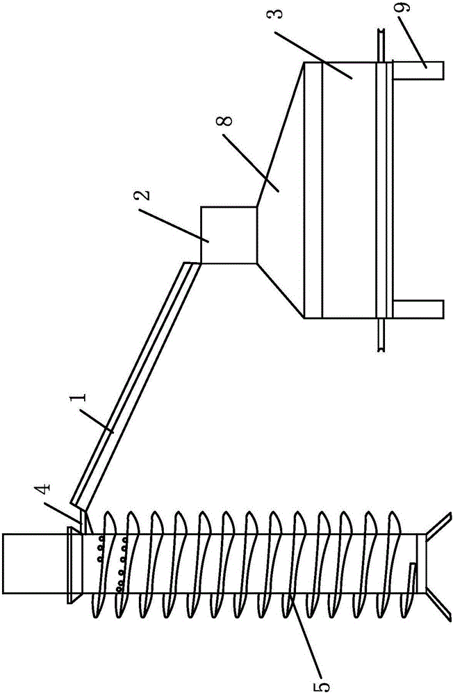 Discharging cooling device of preforming machine