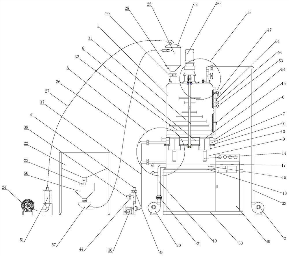 Full-automatic intermittent EPS foaming machine device