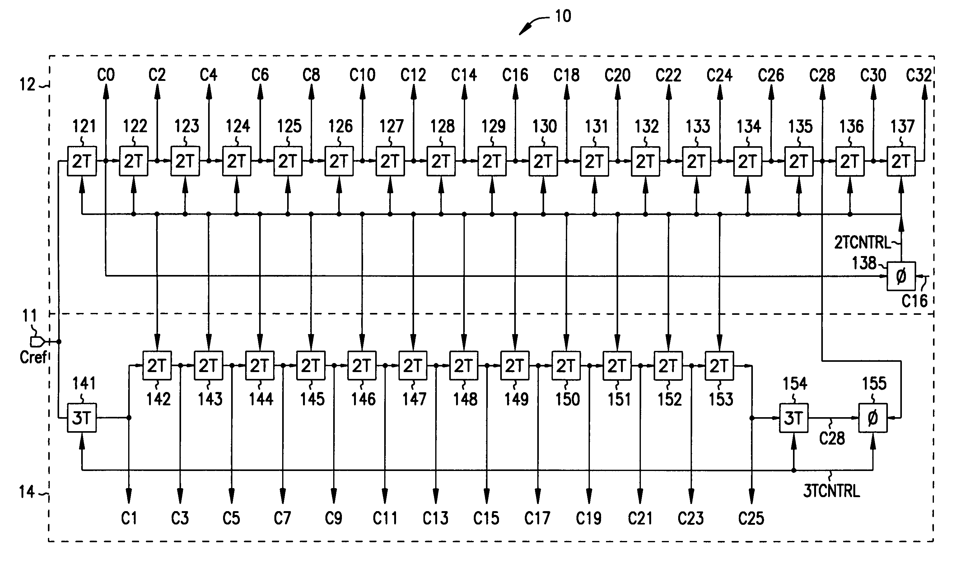 Interlaced delay-locked loops for controlling memory-circuit timing