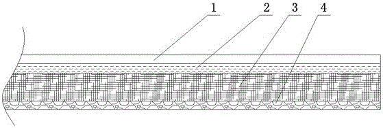 Non-woven composite gauze sheet for surgery