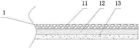 Non-woven composite gauze sheet for surgery