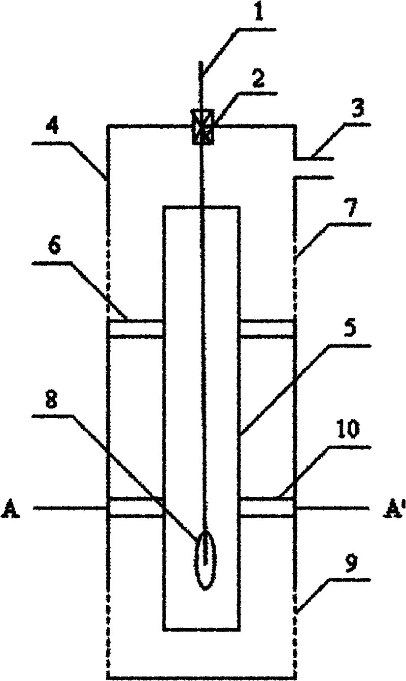 Improved aeration well for in-situ remediation of polluted underground water and remediation method