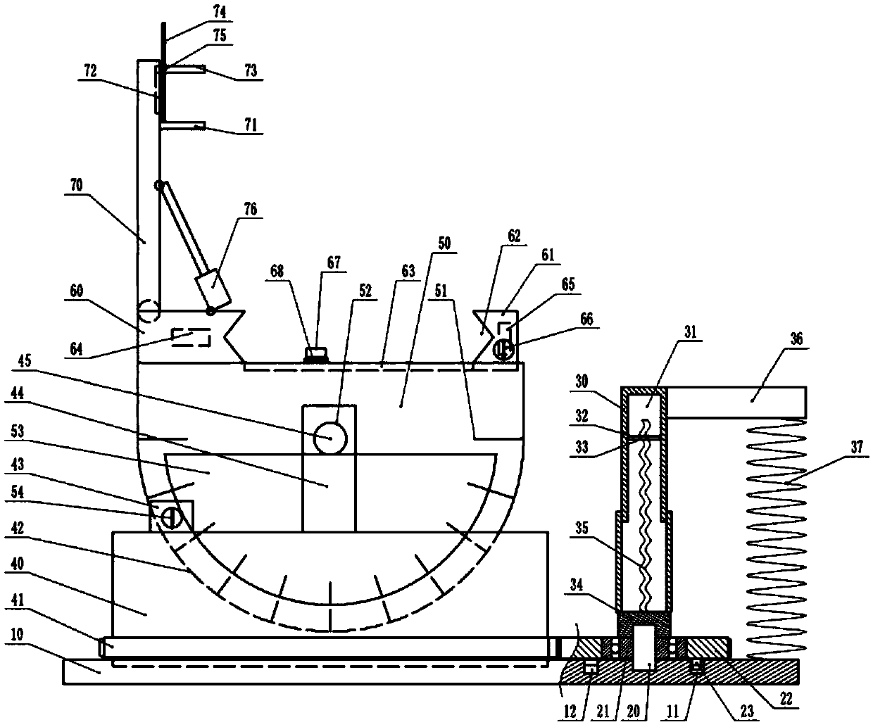 Clamping tool for workpiece laser processing