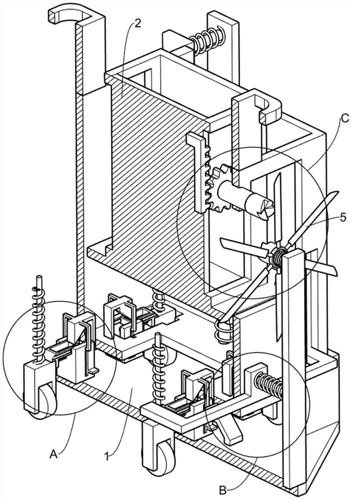 Moisture-proof and shock-proof electric appliance and meter placing cabinet convenient to carry and used for power transmission project