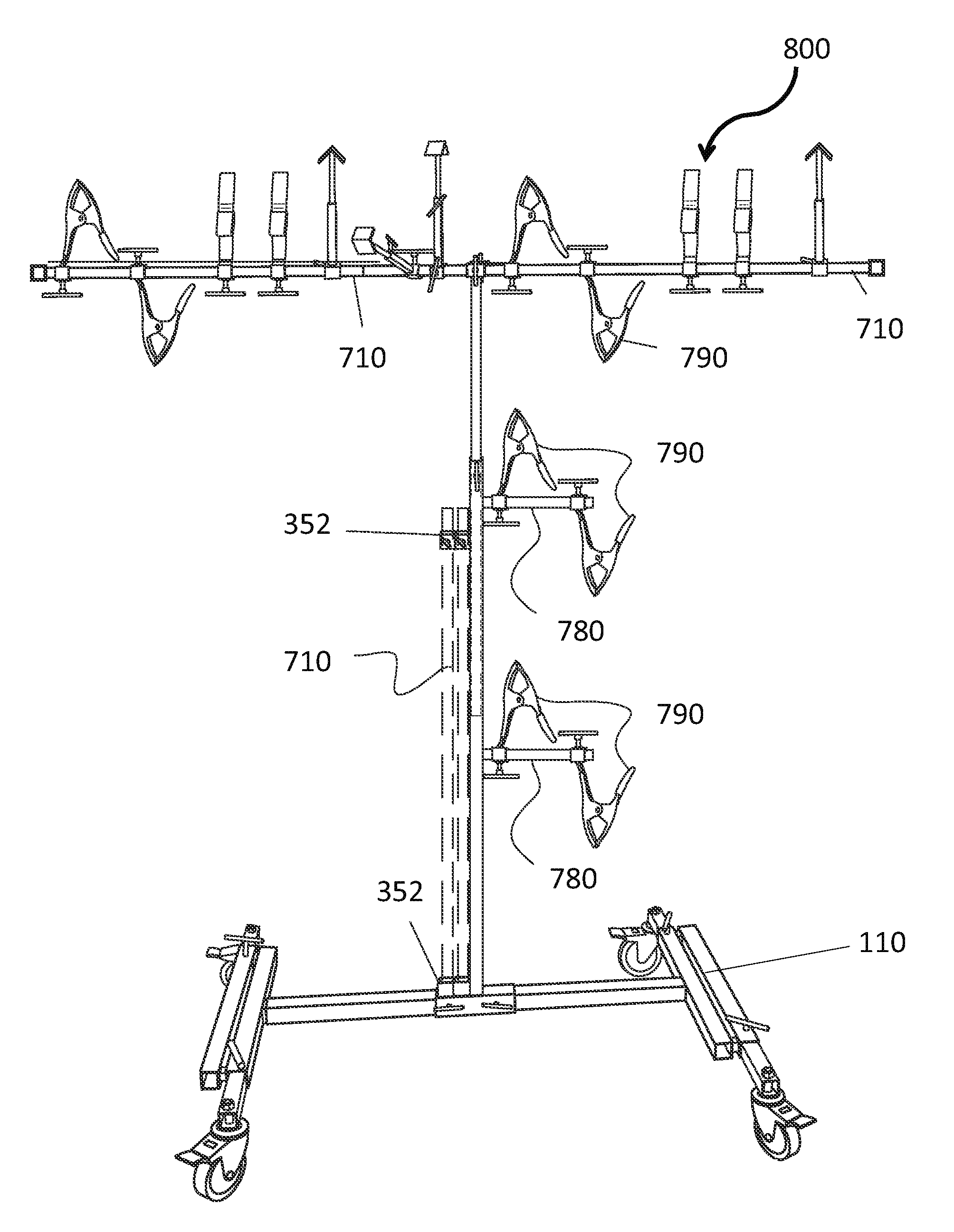 Support stand system for automobile parts