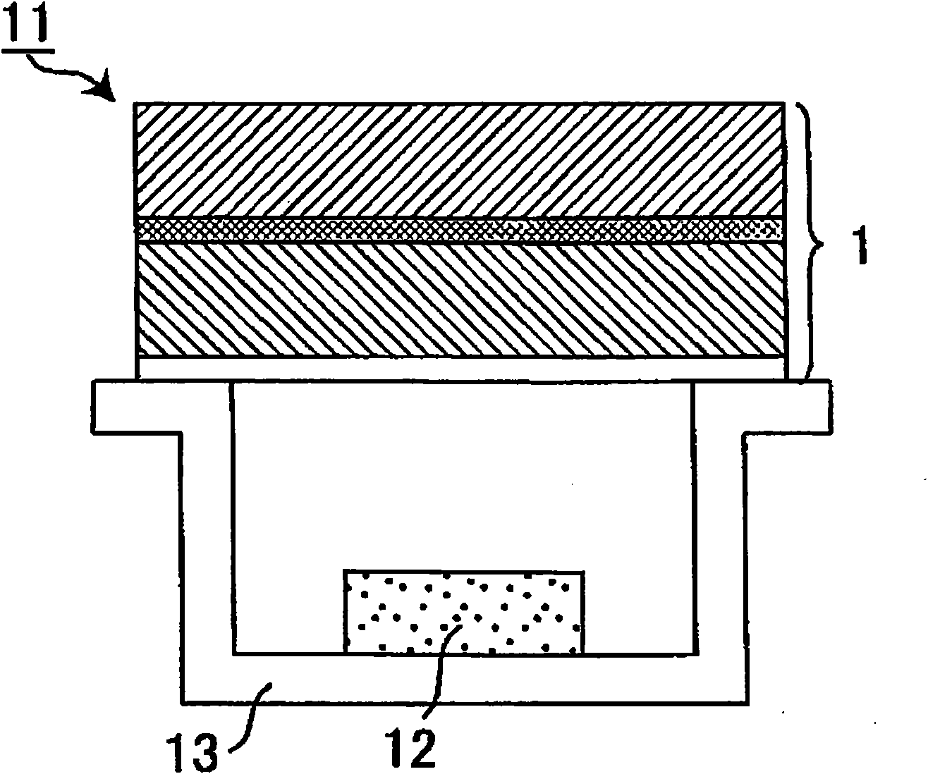 Electronic component packing body