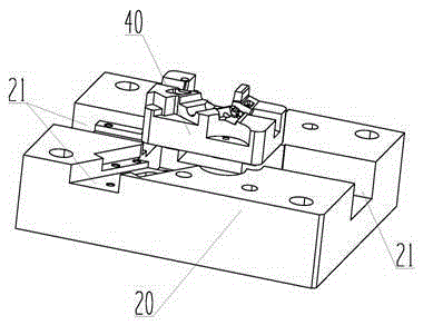 Die-casting die for new energy automobile brake booster oil cylinder and using method