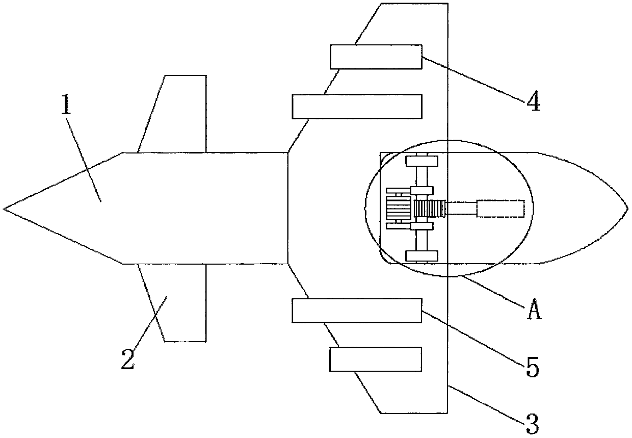 Aircraft with wings capable of rotating integrally