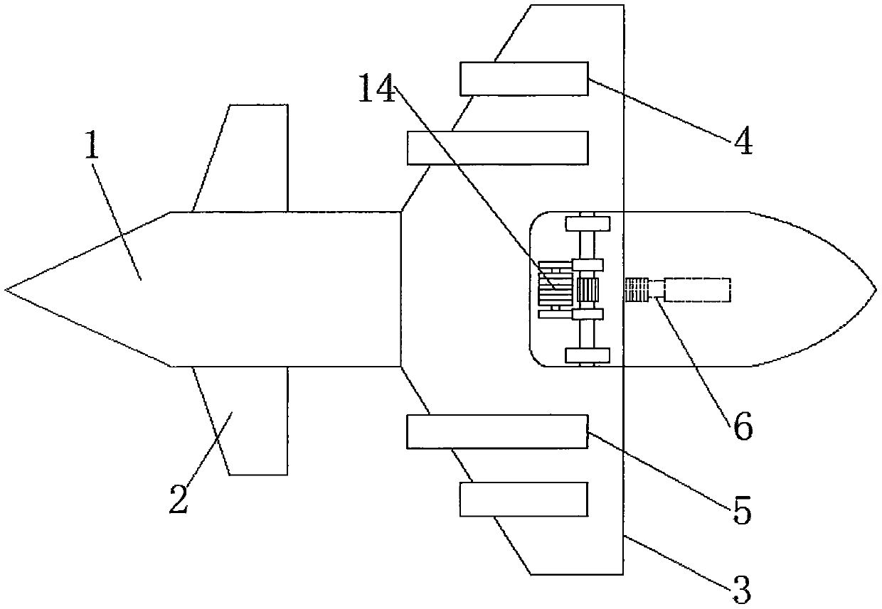 Aircraft with wings capable of rotating integrally