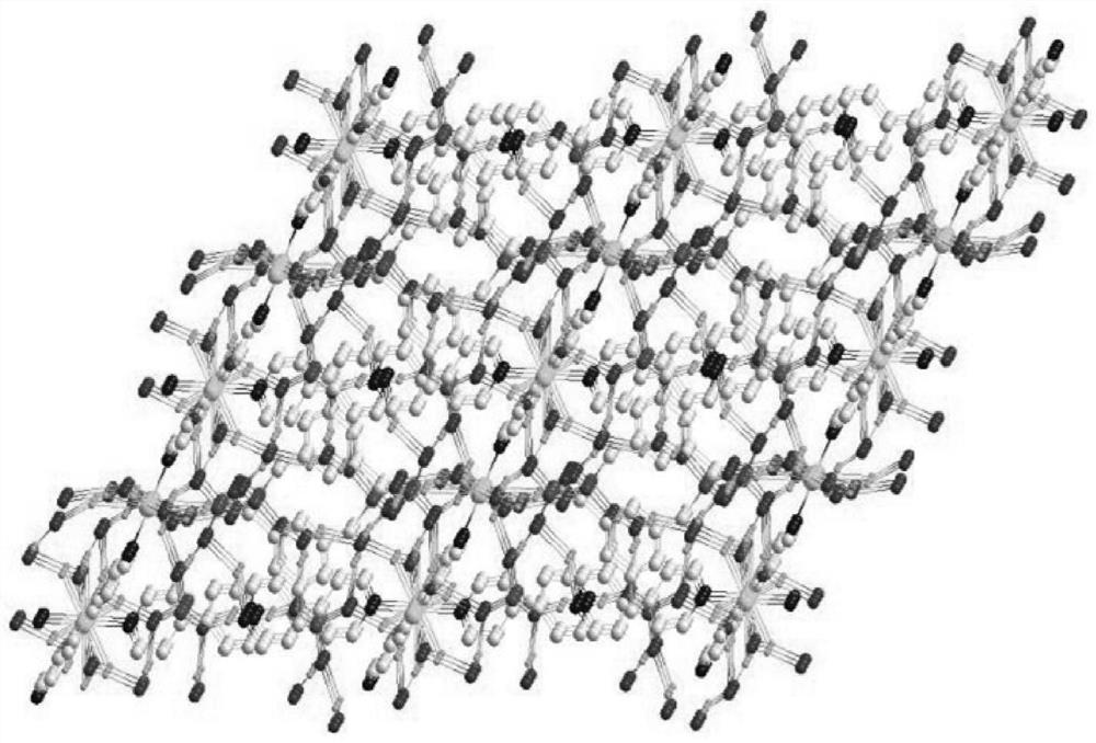 A kind of cobalt phosphonate and its preparation method and its application as a wide temperature range proton conducting material