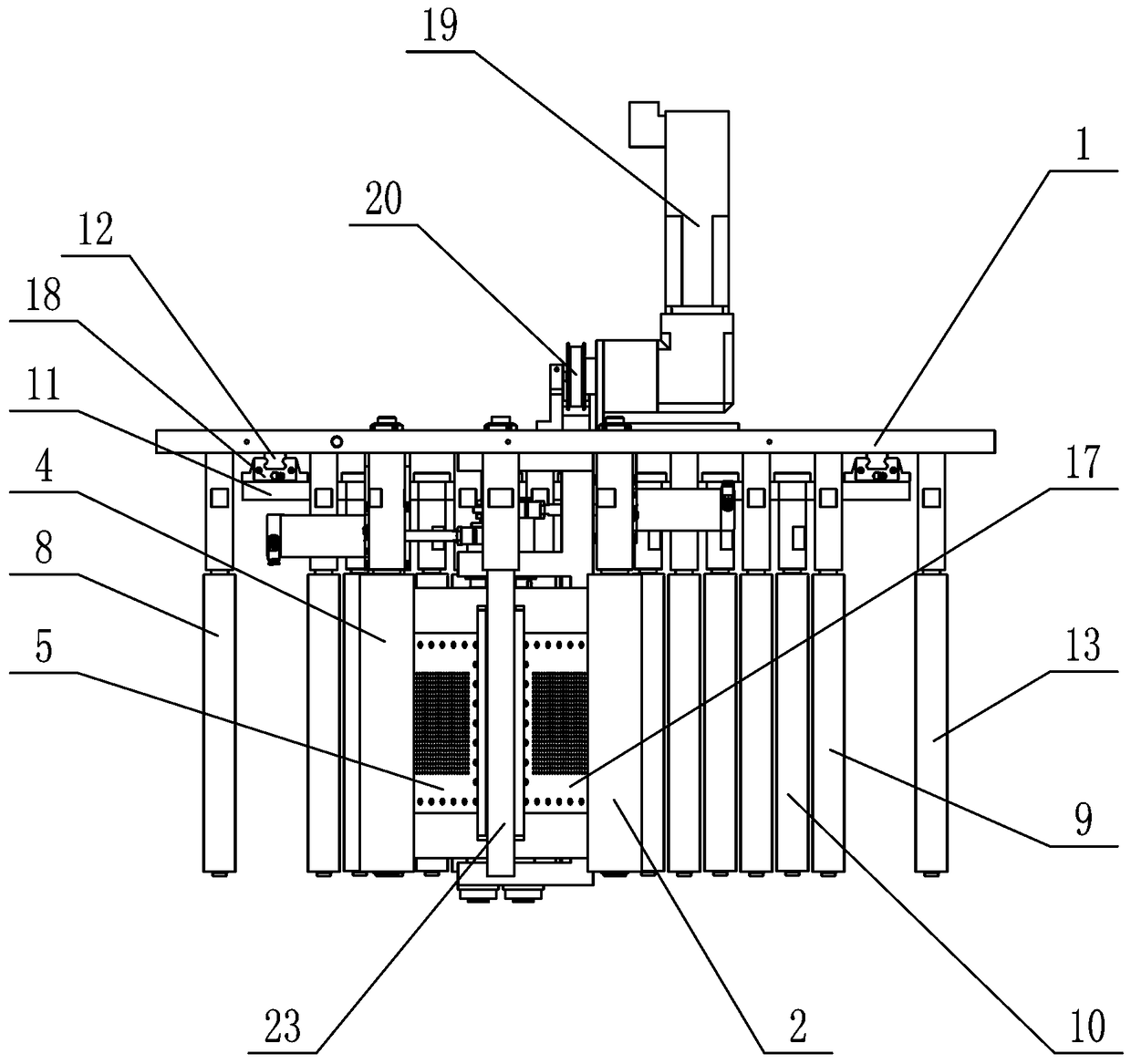 High-speed gluey splicing device for banding materials