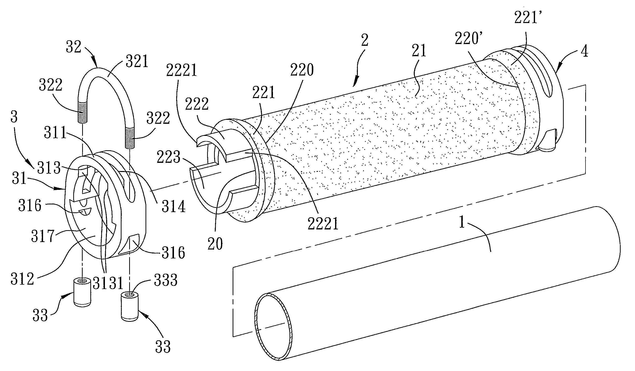 Handgrip for handlebar